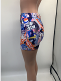 Fashion Print Mini Skirt GDNY-1041