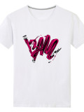 Plus Size Casual Short Sleeve Print T Shirt SXF-30701-1