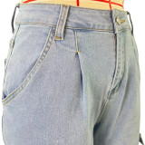 Casual Multi-Pocket Slim Jeans CH-23083
