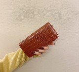 Crocodile Print Clutch Zipper Handbag HCFB-C1081158