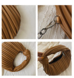 Vintage Pleated Tote Soft Knot Dumpling Bag HCFB-275007