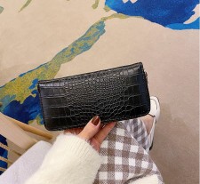 Crocodile Print Clutch Zipper Handbag HCFB-C1081158