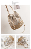 Rattan Tote Lace Lace Crossbody Bucket Bag HCFB-97775