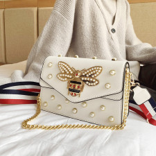 Bee Fashion Shoulder Crossbody Small Square Bag HCFB-AL-650157656563