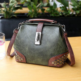 Retro Lock Rivet Shoulder Crossbody Bag HCFB-392014