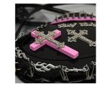 Cross Heart Studded Punk Style Shoulder Bag HCFB-36101