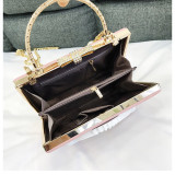 Angel Embossed Tote Chain Shoulder Bag HCFB-601008A