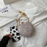 Sequin Heart Tote Crossbody Evening Bag HCFB-352207