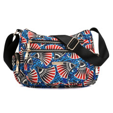 Printed Multi-Pocket Shoulder Crossbody Bag HCFB-258801