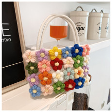 Hand-Woven Floral Shoulder Handbag Crossbody Bag HCFB-276037