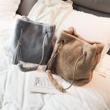 Fashion Plush Bucket Shoulder Bag HCFB-0501023