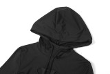 Sexy High Slit Hooded Maxi Dress XEF-34002