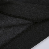 Knit Crew Neck Printed Long Sleeve Sweatshirt FL-21060