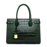 Crocodile Print Shoulder Handbag HCFB-58H228-1