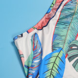 Plus Size Print Sleeveless Backless Maxi Dress NY-2766