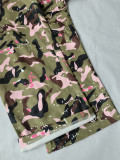 High Waist Camouflage Pocket Multicolor Pants GSMJ-6931