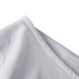 Solid Color Single Shoulder Long Sleeve T Shirt MZ-2811