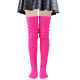 Solid Color Long Stocking XQDF-751