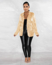 Casual Sequin Long Sleeve Blazer Coat TR-1280