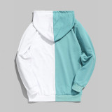 Trendy Men's Color Block Hooded Sweatshirt GXWF-001