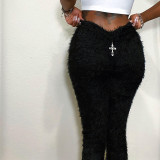 Fashion Crucifixion Woolen Slim Pants FL-XY23449