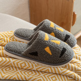 Teddy Fleece Couple Home Warm Cotton Slippers ZFLX-FL-88 2