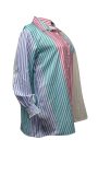 Fashion Stripe Print Long Sleeve Shirt GDNY-002
