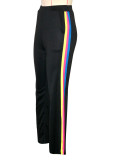 Color Block Side Stripe Casual Pant SH-390882