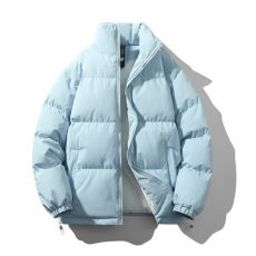 Plus Size Solid Color Stand-up Collar Thickened Down Jacket QCYF-1111