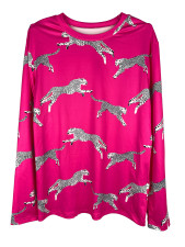 Leopard Print Long Sleeve Casual T-Shirt DAI-A083