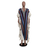 Fashion Long Sleeve Jacquard Knit Cardigan TR-1286