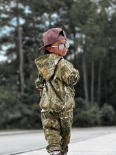 Kids Boys Camouflage Hooded Sweatshirt and Pants Two Piece Set GYMF-078