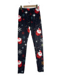Christmas Santa Claus Print Fashion Pants DAI-130