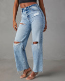 Fashion Holes Loose Jeans GKNF-TS-23976