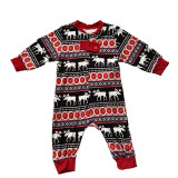 Elk Printed Parent-Child Home Long Sleeve Christmas Suit GSGS-0512