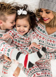 Christmas Printed Parent-Child Home Pajama Set GSGS-0531