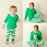 Christmas Striped Parent-Child Family Pajama Set GSGS-0504