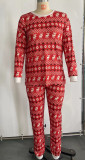 Christmas Print Family Parent-Child Pajama Set GSGS-0589