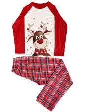 Christmas Printed Long Sleeve Parent-Child Pajama Set GSGS-0540