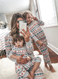 Christmas Printed Parent-Child Home Pajama Set GSGS-0531