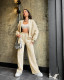 Solid Color Zipper Long Sleeve Pants 2 Piece Set SSNF-211348