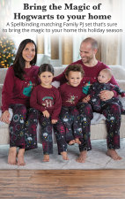 Christmas Print Family Matching Parent-Child Pajama Set YLDF-2279
