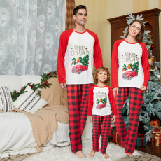 Christmas Printed Parent-Child Set Pajama Set YLDF-2302