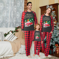 Christmas Printed Parent-Child Set Pajama Set YLDF-2302