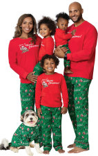 Santa Claus Printed Christmas  Pajamas Parent-Child Set YLDF-2275