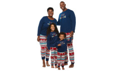 Christmas Parent-Child Letter Print Pajamas Suit YLDF-2286