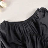 Pleated Irregular Loose Half Skirt GNZD-41048SG