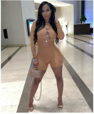 Sexy See Through Hollow Out Tight Romper GYDE-T5032
