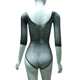 Sexy Hot Drill One Piece Mesh Erotic Lingerie GYDE-T1006