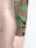 Camouflage Printed Casual Jacket Coat SH-390917